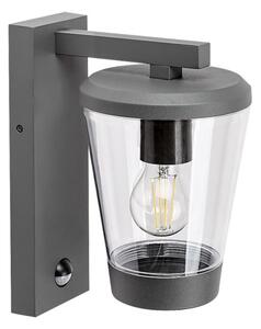 Rabalux 7267 - Vonkajšia nástenná lampa so senzorom SAVANO 1xE27/40W/230V IP44