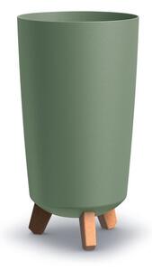 Prosperplast Vysoký kvetináč GRACIE TUBUS zemitý zelený, variant 23,9 cm