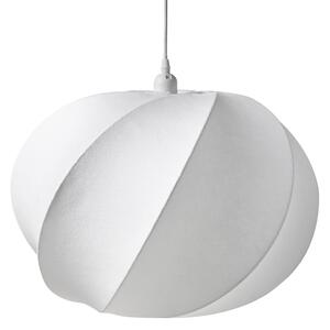 Závesná lampa biela umelý hodváb na strop moderný štýl obývacia izba jedáleň spálňa