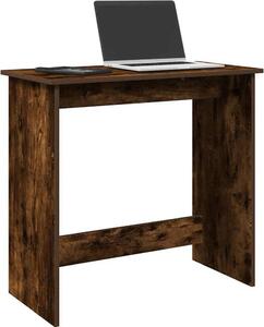 Maison Exclusive - písací stôl z dymového dubu 80x40x75 cm drevený materiál