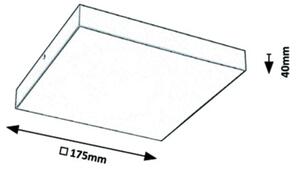Rabalux - LED kúpeľňové stropné svietidlo LED/18W/230V 2800-6000K IP44 biele