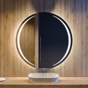 Nástenne zrkadlo okrúhle do kupelne s osvetlenim LED L99 kozmetické zrkadlo na stenu