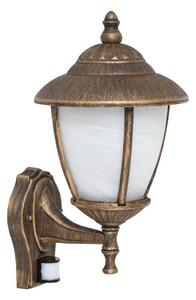 Rabalux 7836 - Vonkajšie nástenné svietidlo so senzorom MADRID 1xE27/60W/230V IP43