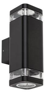 Rabalux - Vonkajšie nástenné svietidlo 2xGU10/25W/230V IP44 čierna