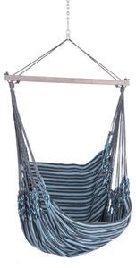 Chico Závesné kreslo odolné voči poveternostným vplyvom Grey Turquoise Závesné kreslo