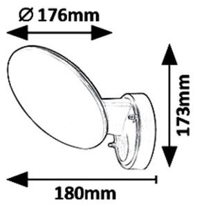 Rabalux 8134 - LED Vonkajšie nástenné svietidlo VARNA LED/12W/230V IP54