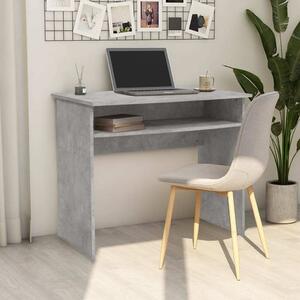 Maison Exclusive - písací stôl betónovo sivý 90x50x74 cm drevený materiál