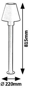 Rabalux 8845 - Vonkajšia lampa FAVARA 1xE27/14W/230V IP44