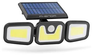 LED Solárny reflektor so senzorom 3xLED/3,3W/5V IP65