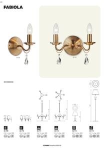 Redo 02-714 - Stojacia lampa FABIOLA 1xE27/42W/230V