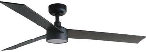 FARO 34298WT1S-LED Stmievateľný ventilátor RUDDER L 18W/230V CCT priemer 132 cm hnedá/čierna WT + DO