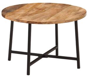 Konferenčný stolík 54x54x35 cm mangovníkový masív a železo
