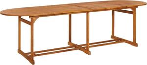 Maison Exclusive - Záhradný jedálenský stôl 280x90x75 cm masívne akáciové drevo