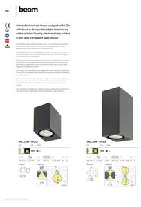 Redo 9907 - LED Vonkajšie nástenné svietidlo BEAM LED/5W/230V IP54