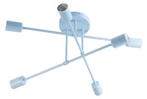 Prisadený luster CAMBRIDGE 6xE27/15W/230V modrý