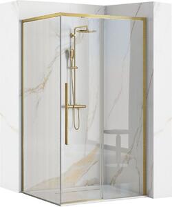 Sprchový Kút Rea Solar 90X90 Brush Gold