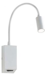 Redo 01-1193 - LED Flexibilná lampička HELLO LED/3W/230V biela