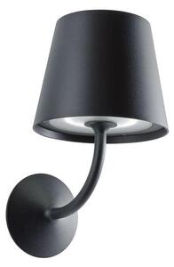 Redo 9125 - LED Vonkajšia nástenná lampa GIORGIO LED/7W/230V IP65 čierna