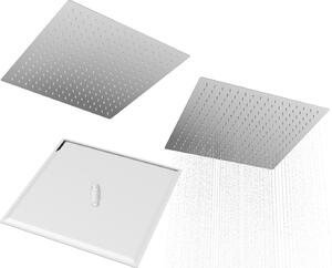 Granitan | Dažďová sprchová hlavica QUADRAT 40x40 cm - Chróm - Elegantný dizajn - Systém proti vodnému kameňu