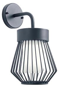 Redo 9843 - Vonkajšia nástenná lampa TITTI 1xE27/42W/230V IP44 antracit