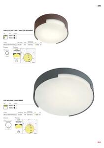 Redo 90004 - LED Vonkajšie stropné svietidlo SKOR LED/12W/230V IP54 hnedá