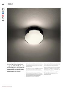 Redo 90004 - LED Vonkajšie stropné svietidlo SKOR LED/12W/230V IP54 hnedá