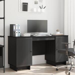Maison Exclusive – Písací stôl, ierny, drevotrieska, 142,5 x 50 x 75 cm