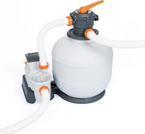 Bestway 58499, Pieskový filter, ierna, Oranová, Biela, Nadzemný bazén, 7700 L, 1100 L, 54500 L