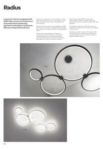 Redo 01-1742 - LED Luster na lanku RADIUS LED/45W/230V biela