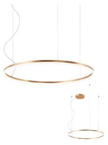 Redo 01-1713 - LED Stmievateľný luster na lanku ORBIT LED/55W/230V bronz