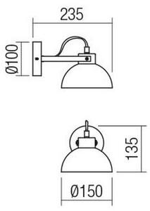 Redo 04-510 - Detské nástenné svietidlo EOLO 1xE27/42W/230V