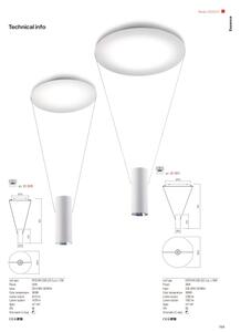 Redo 01-1971 - LED Stmievateľný luster na lanku ESSENCE LED/36W/230V 3000K biela