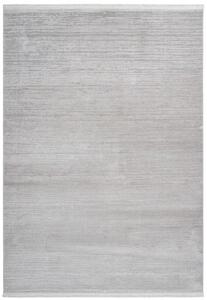 Strieborný koberec Pruhy - Pierre Cardin - 160 x 230 cm, Tkaný, interiérový, bytový, kusový, obdĺžnikový koberec, z akrylu, s krátkym vlasom, jednofarebný, minimalistický štýl