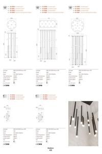 Redo 01-2055 - LED Luster na lanku MADISON 14xLED/4W/230V meď