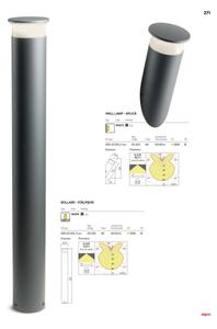 Redo 90073 - LED Vonkajšie nástenné svietidlo ALGON LED/9W/230V IP65 čierna