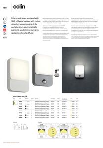 Redo 90132 - LED vonkajšie nástenné svietidlo COLIN LED/9W/230V 4000K IP54 biele