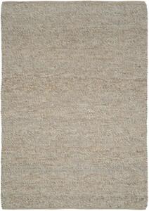 Prírodný vlnený guľôčkový koberec WollKugeln - 70 x 140 cm , Tkaný, interiérový, bytový, kusový, obdĺžnikový koberec, z vlny a viskózy, bez vlasu, jednofarebný, škandinávsky štýl