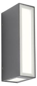 Redo 90114 - LED Vonkajšie nástenné svietidlo IVAR LED/7,6W/230V IP54 antracit