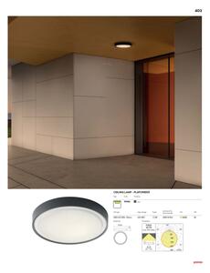 Redo 90155 - LED Vonkajšie stropné svietidlo PONZA LED/16W/230V pr. 26 cm IP65