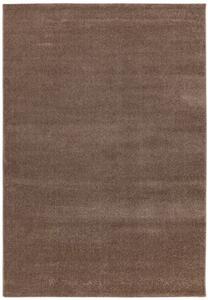 Svetlo hnedý koberec Trend do študentskej izby - 120 x 170 cm , Tkaný, interiérový, bytový, kusový, obdĺžnikový koberec, z polypropylénu, s krátkym vlasom, minimalistický štýl, jednofarebný