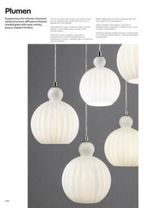 Redo 01-2069 - Luster na lanku PLUMEN 6xE14/42W/230V šedá