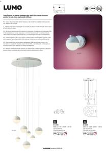 Redo 01-2125 - LED Nástenné svietidlo LUMO LED/6W/230V biela