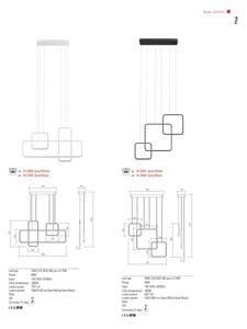 Redo 01-2097 - LED Stmievateľný luster na lanku THAI LED/66W/230V 3000K biela