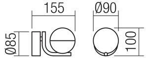 Redo 01-2125 - LED Nástenné svietidlo LUMO LED/6W/230V biela