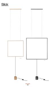 Redo 01-2134 - LED Stojacia lampa SLICK LED/28W/230V čierna