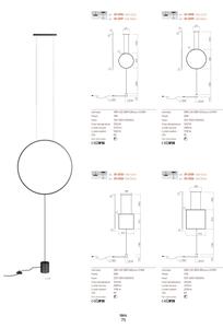 Redo 01-2134 - LED Stojacia lampa SLICK LED/28W/230V čierna