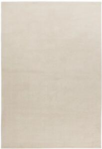 Koberec Trend v slonovinovej farbe do jedálne a spálne - 240 x 330 cm , Tkaný, interiérový, bytový, kusový, obdĺžnikový koberec, z polypropylénu, s krátkym vlasom, minimalistický štýl, jednofarebný