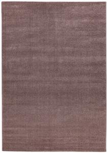 Koberec Trend v pastelovo fialovej farbe - 160 x 230 cm , Tkaný, interiérový, bytový, kusový, obdĺžnikový koberec, z polypropylénu, s krátkym vlasom, minimalistický štýl, jednofarebný