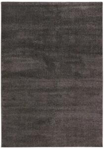 Koberec Trend v sivej farbe - 80 x 150 cm , Tkaný, interiérový, bytový, kusový, obdĺžnikový koberec, z polypropylénu, s krátkym vlasom, minimalistický štýl, jednofarebný