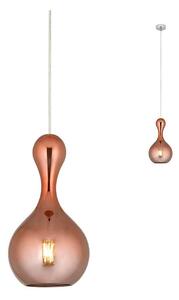Redo 01-2257 - Luster na lanku LOB 1xE27/42W/230V pr. 18 cm meď